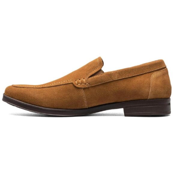 STACY ADAMS Men\'s Pelton Fully Cushioned Moc Toe Slip on Loafer Flexible Size 8M main image 5